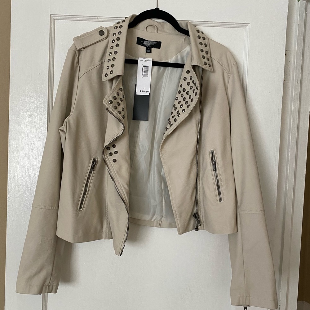Fairchild leather jacket